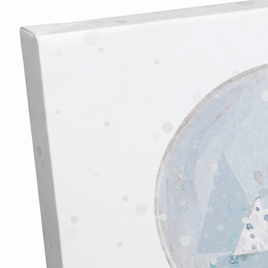 Winter Globe 12x18 Canvas Wall Art